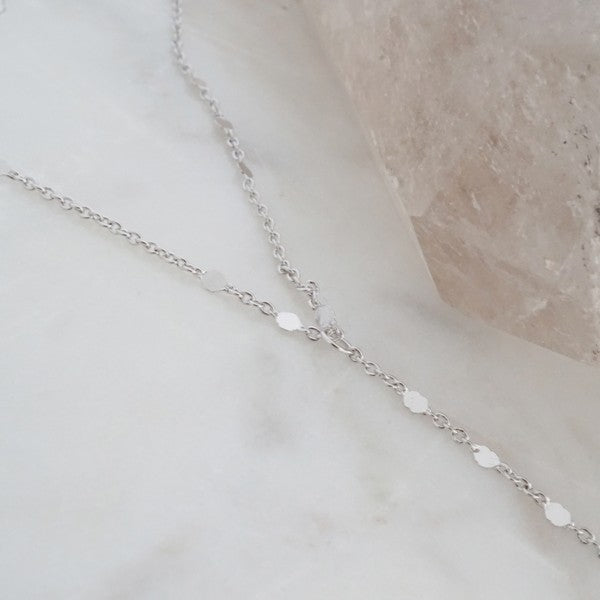 Morse Code Chain Lariat