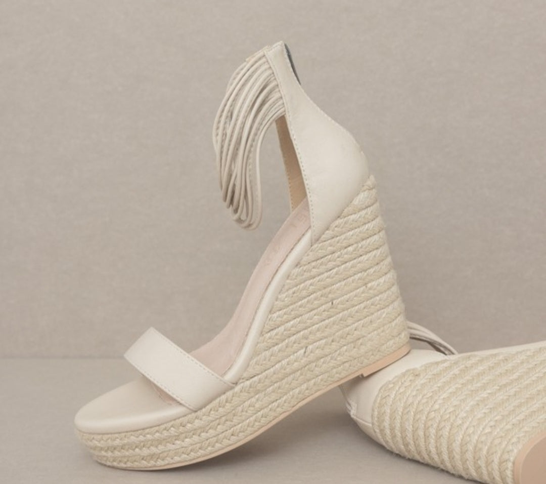 Oasis Society Rosalie - Layered Ankle Wedge