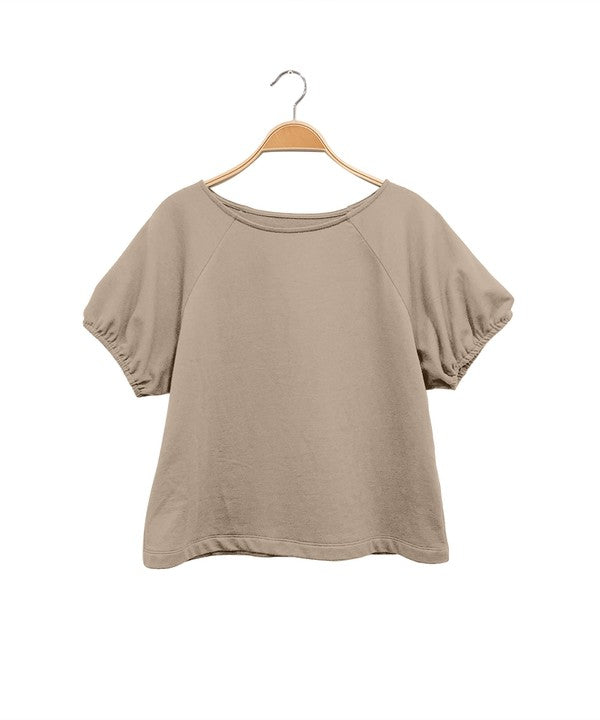 HEMP BALLOON SLV TOP