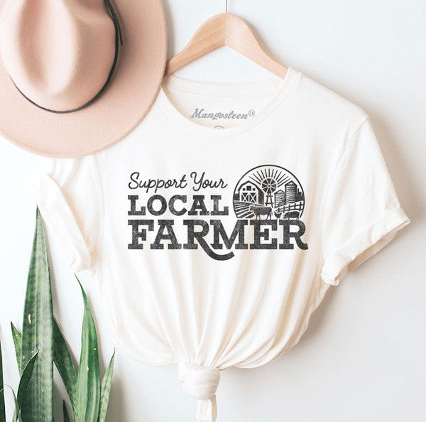 SUPPORT YOUR LOCAL FARMER Graphic Top