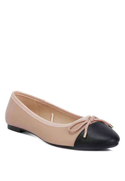 Minato Two Tone Ballet Flats