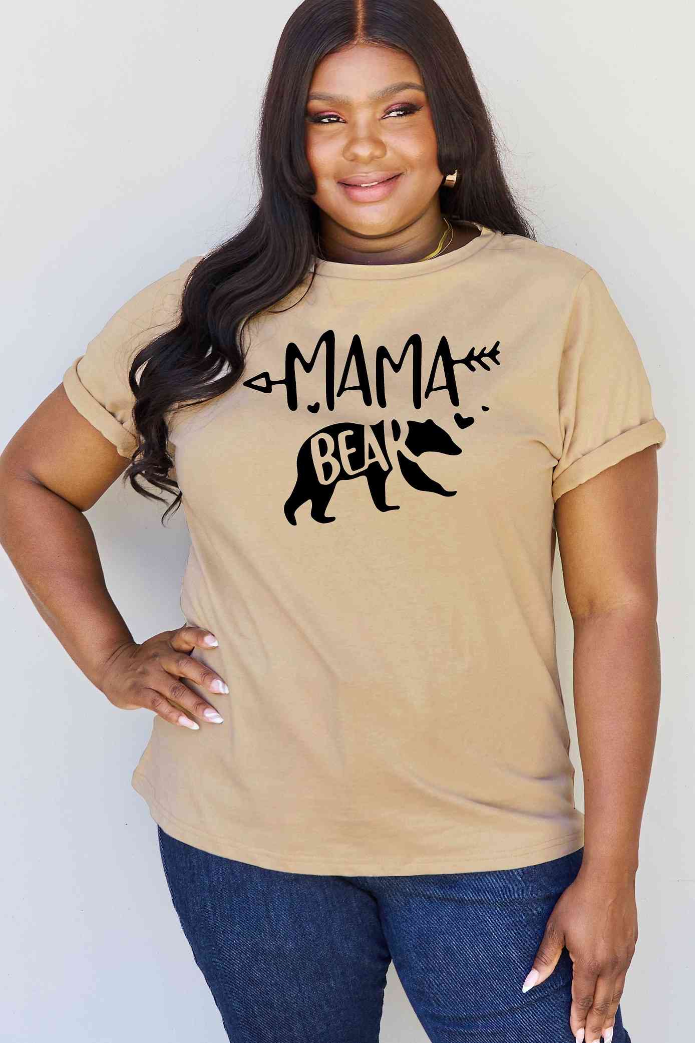 Simply Love Full Size MAMA BEAR Graphic Cotton T-Shirt